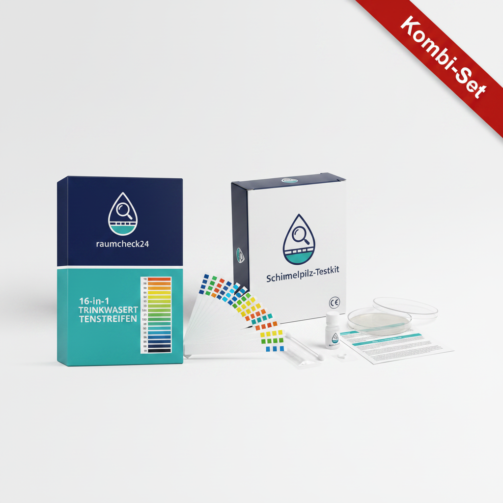 raumcheck24 Kombi-Set – Wasser & Schimmel Testkit